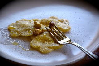 asparago rosa mezzano ravioli