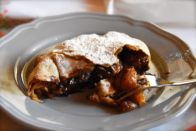 strudel clementine e cioccolato