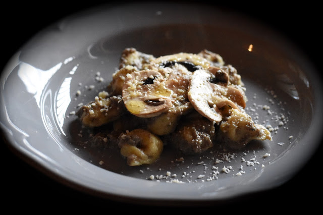 tortelli funghi e parmigiano