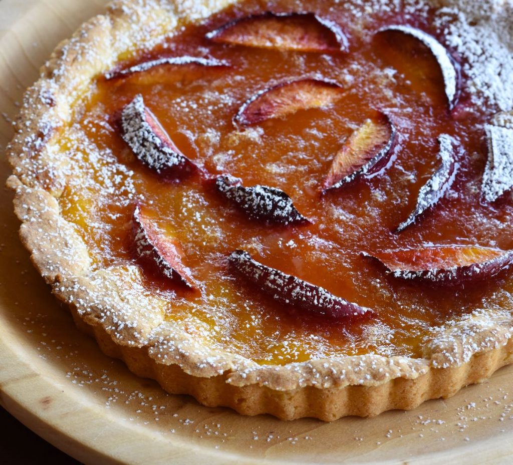 crostata con marmellata di agrumi e zenzero