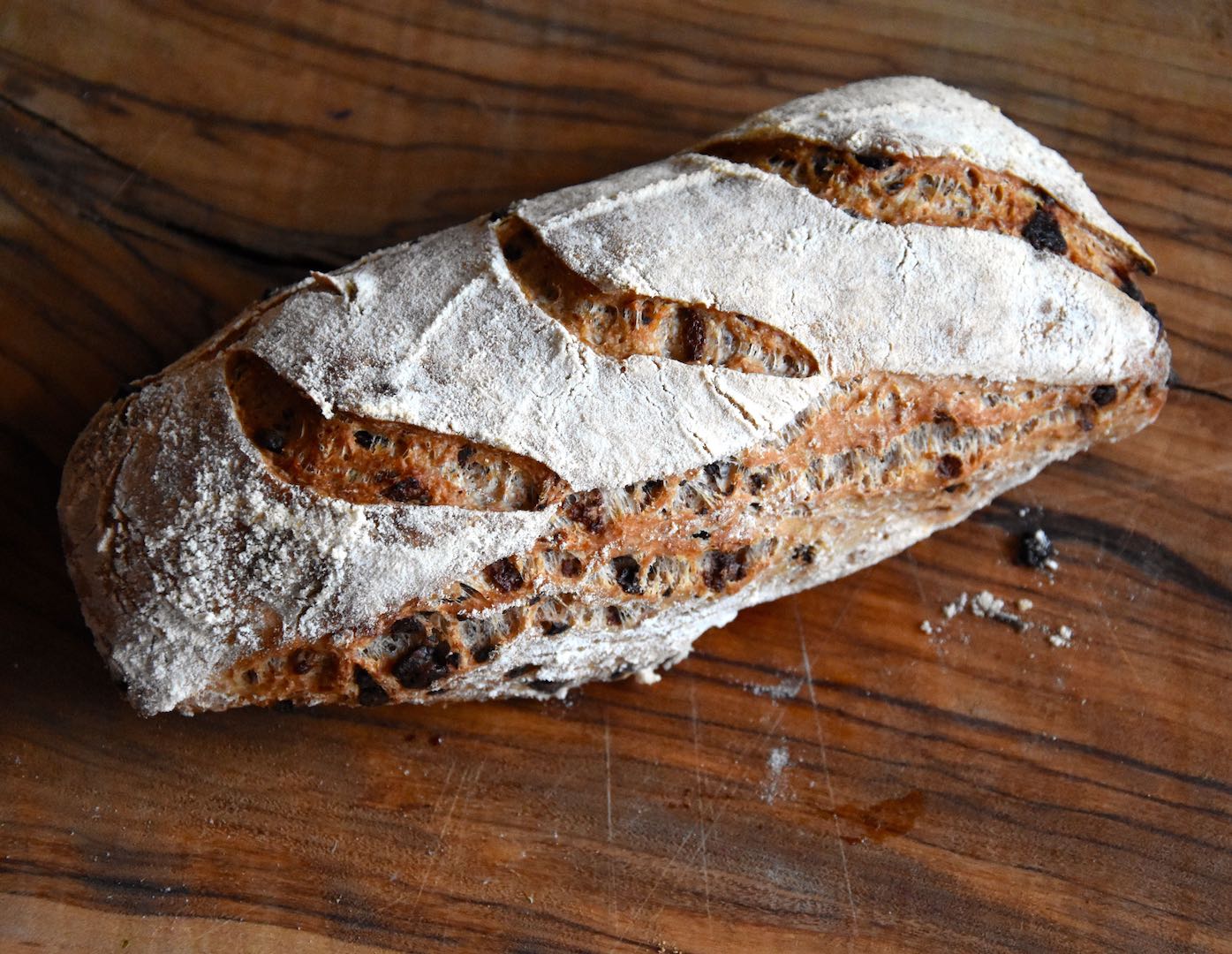 pane integrale con lievito madre