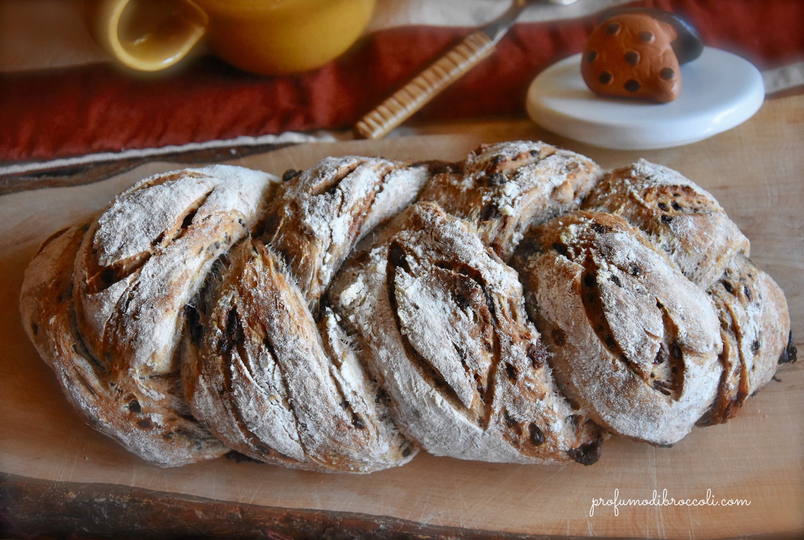 pane integrale con cioccolato