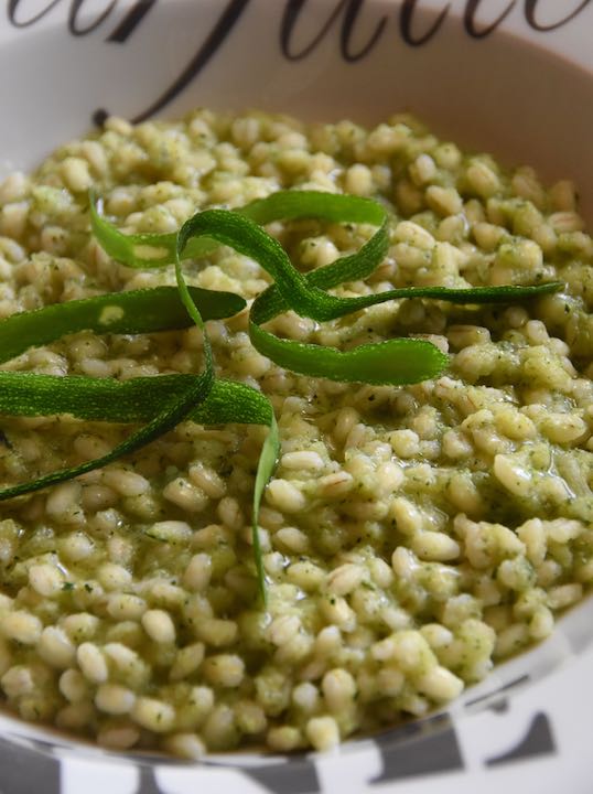 orzotto con zucchine