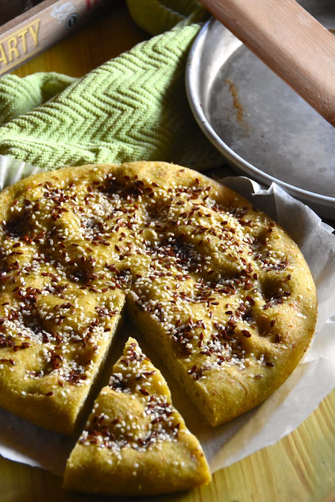 Focaccia mais spinaci