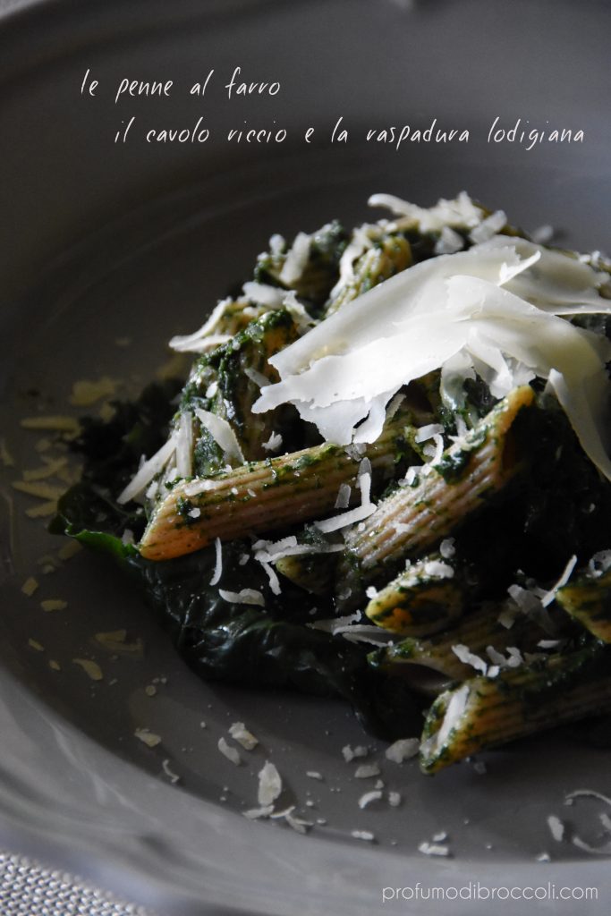 penne al farro con cavolo riccio