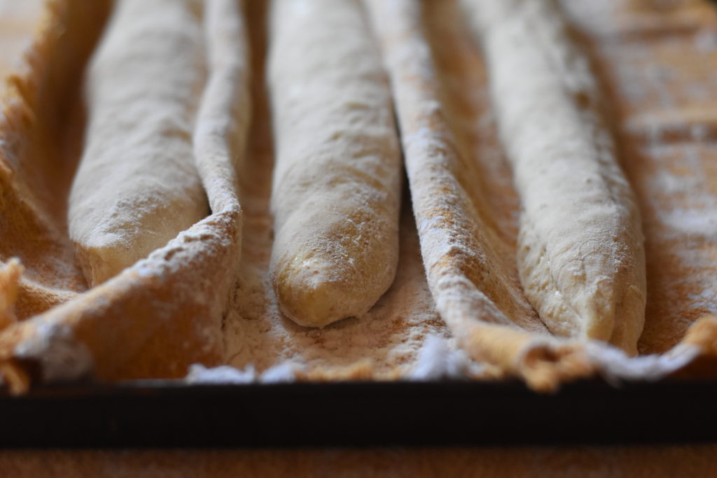 piccole baguette fatte in casa