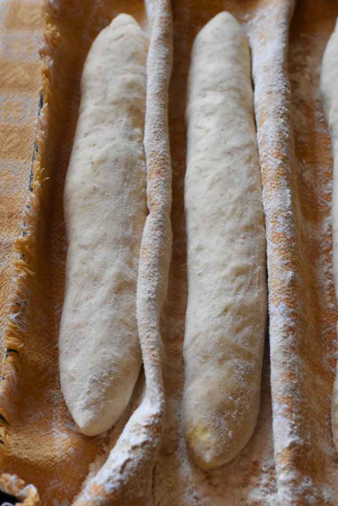 piccole baguette fatte in casa