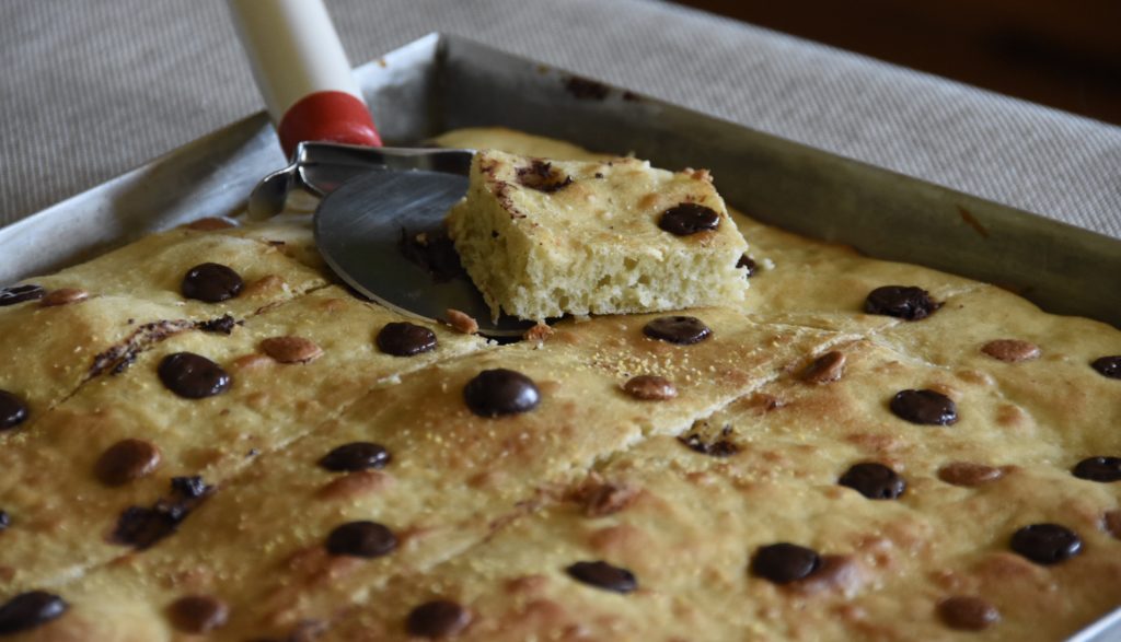 focaccia cioccolato