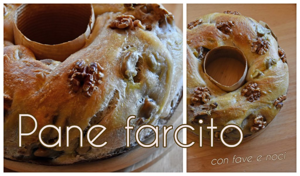 pane farcito fave noci