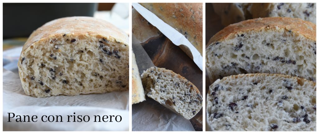 pane Bonci con riso venere