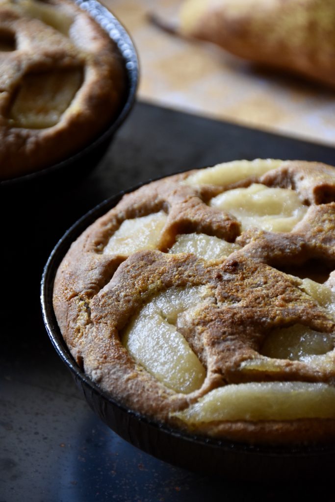 Focaccia dolce pere cioccolato