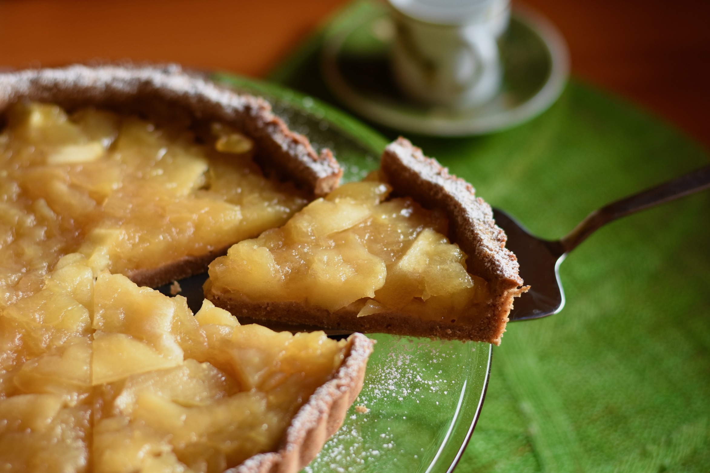 crostata di farina di castagne