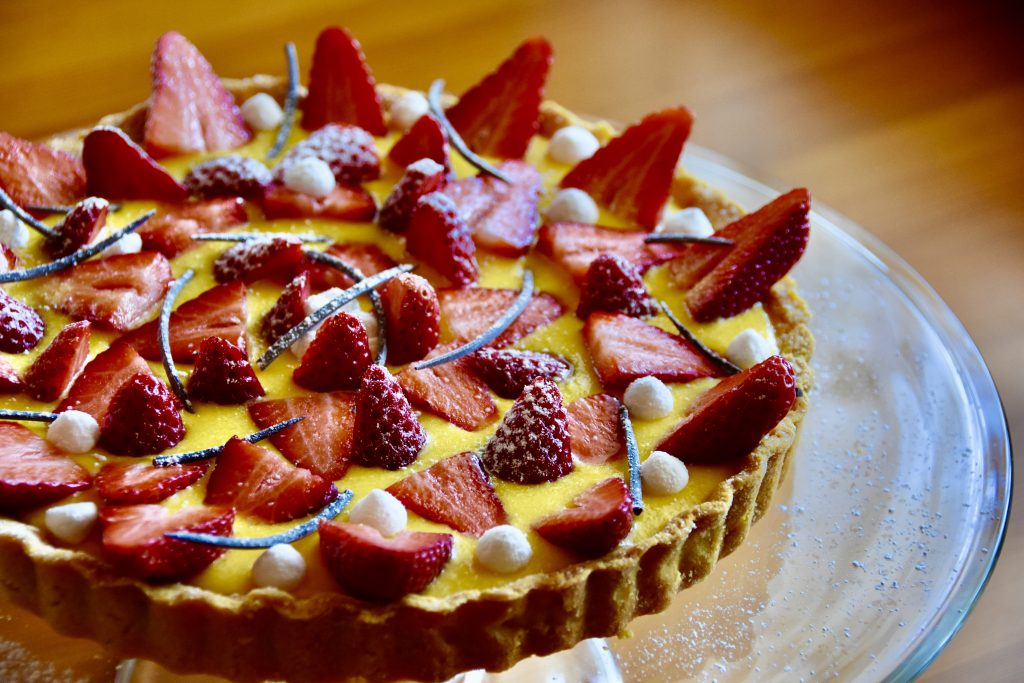 torta limone fragole