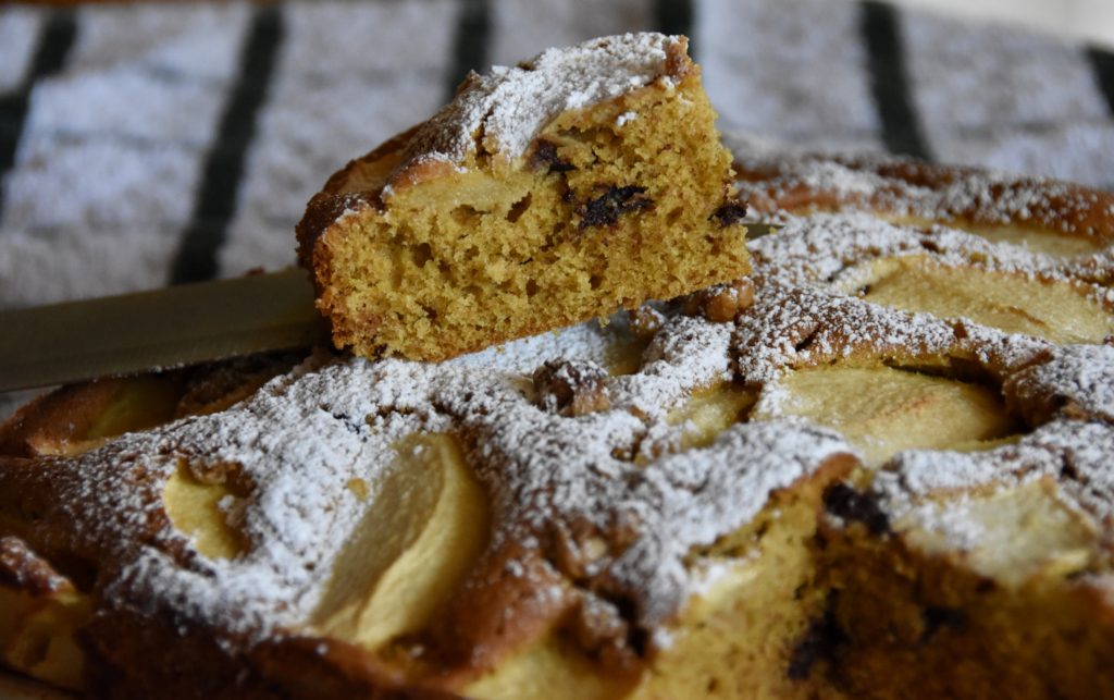 torta mele cioccolato integrale