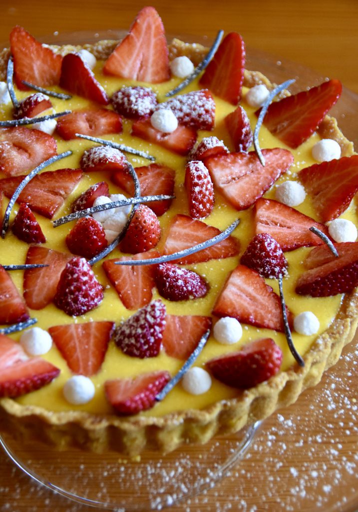 torta limone fragole