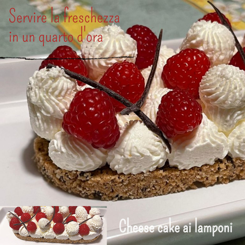 cheese cake lamponi