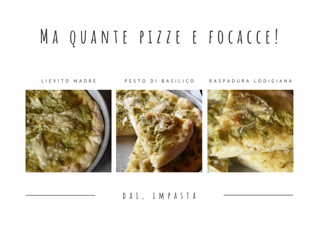 pizza pesto basilico