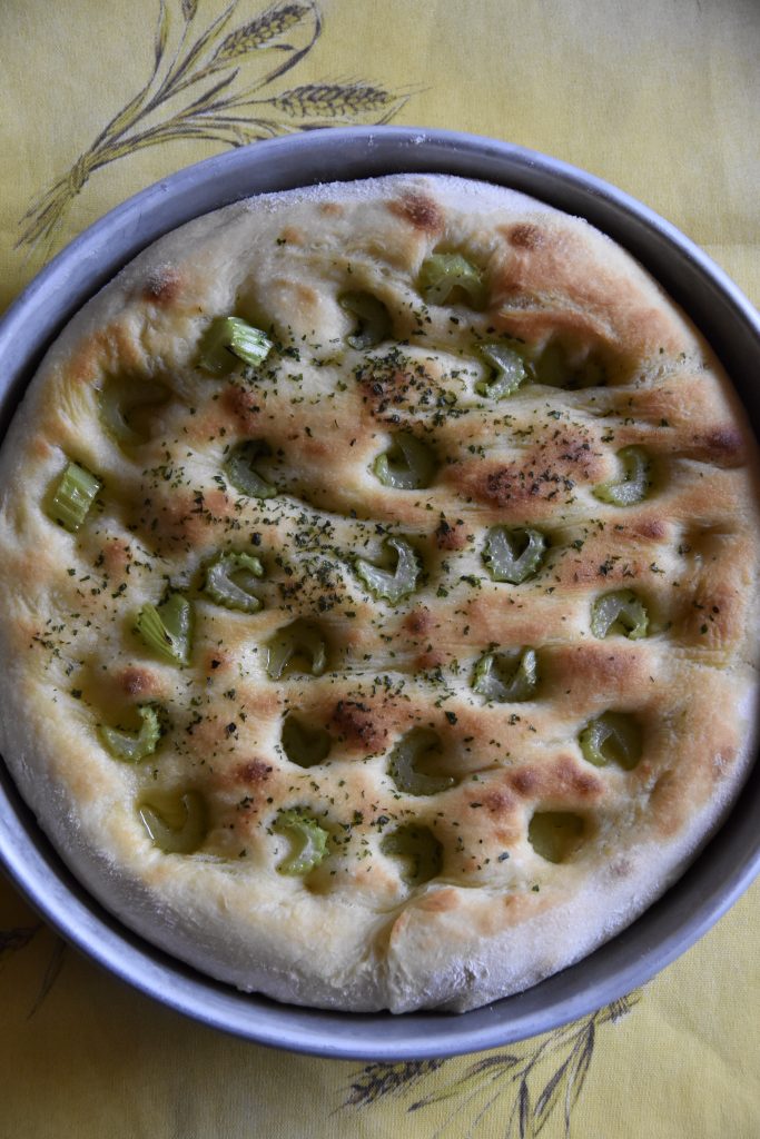 focaccia sedano lievito madre