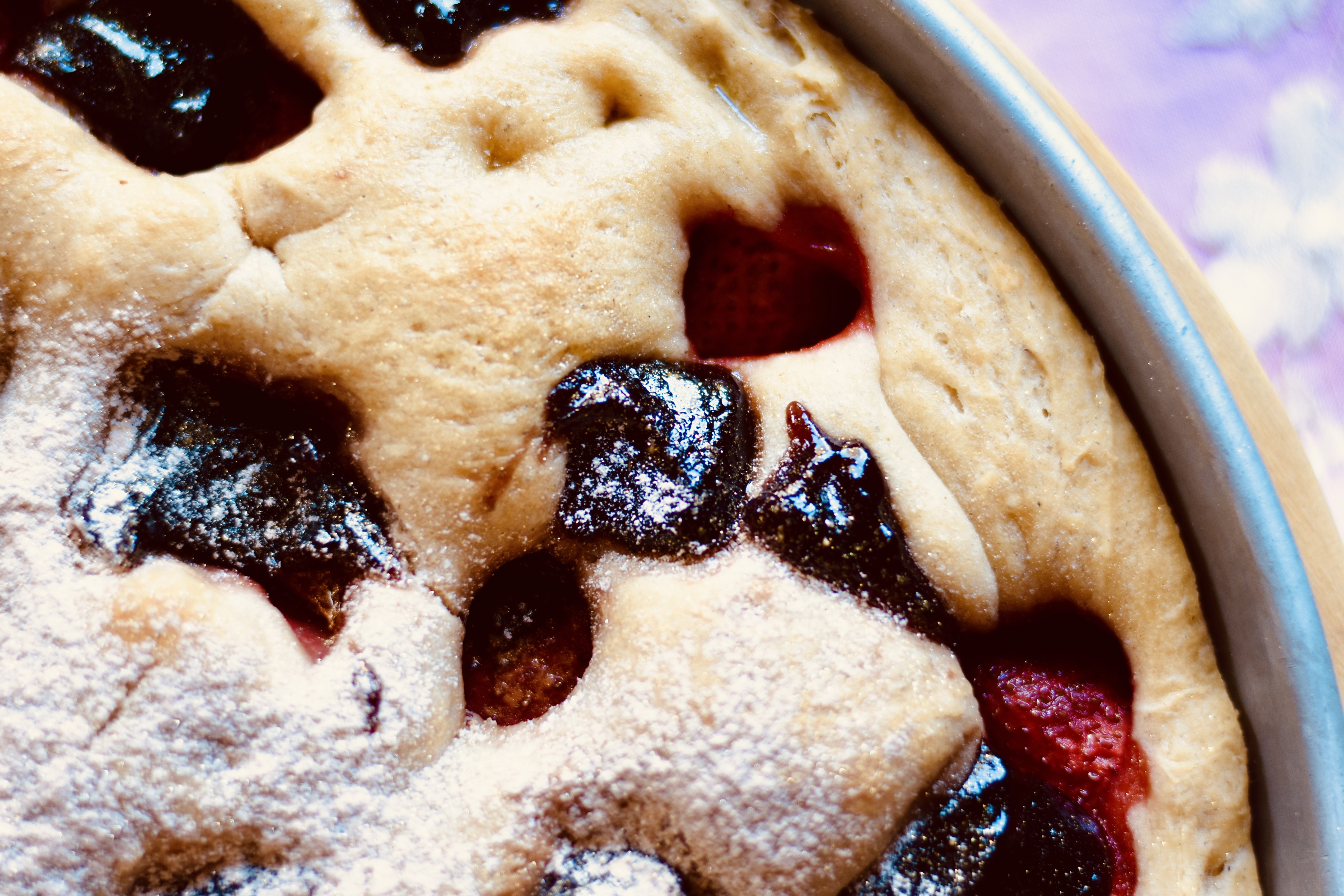 focaccia dolce fragole