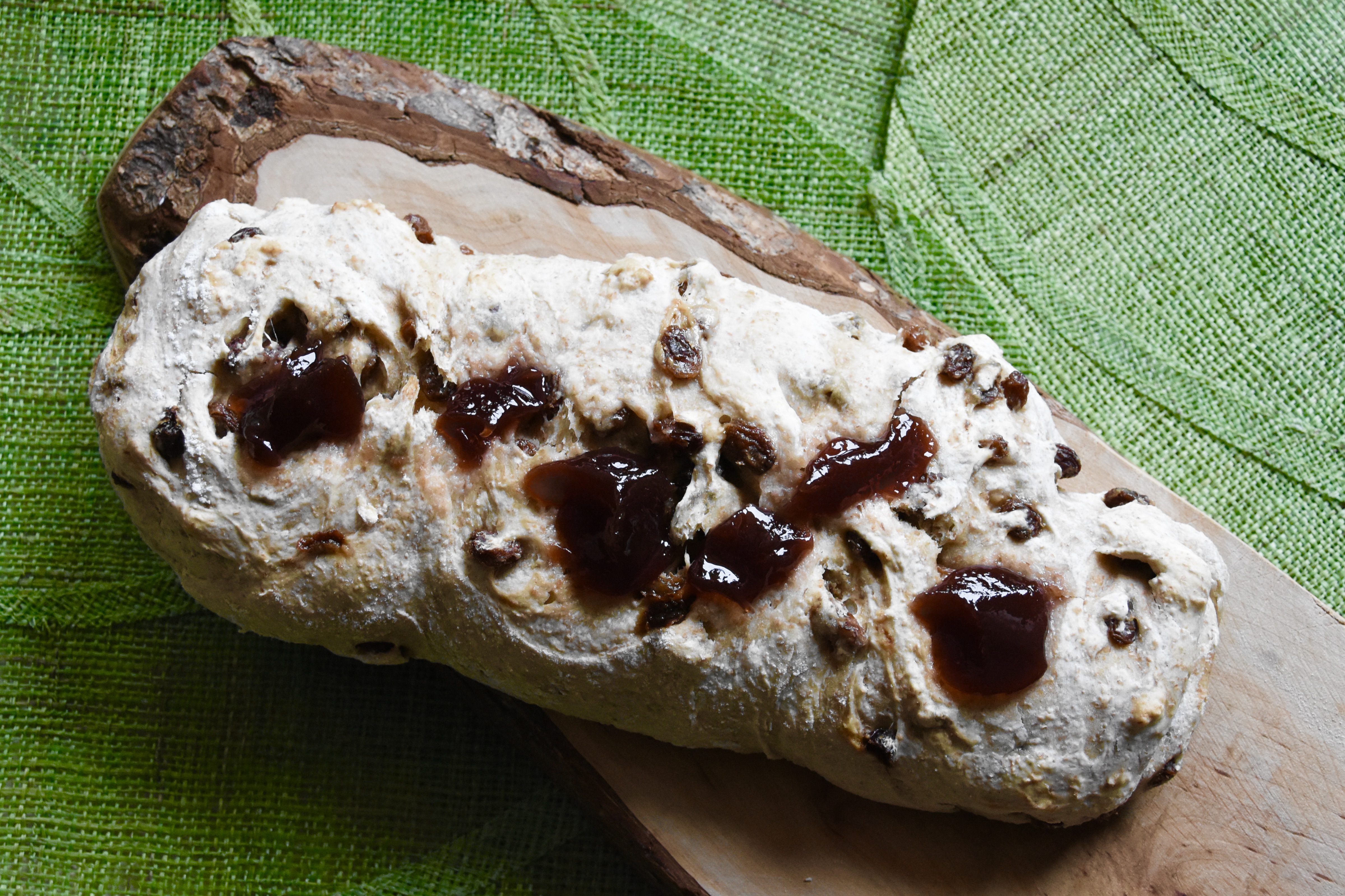 pane uvetta pasta lamponi