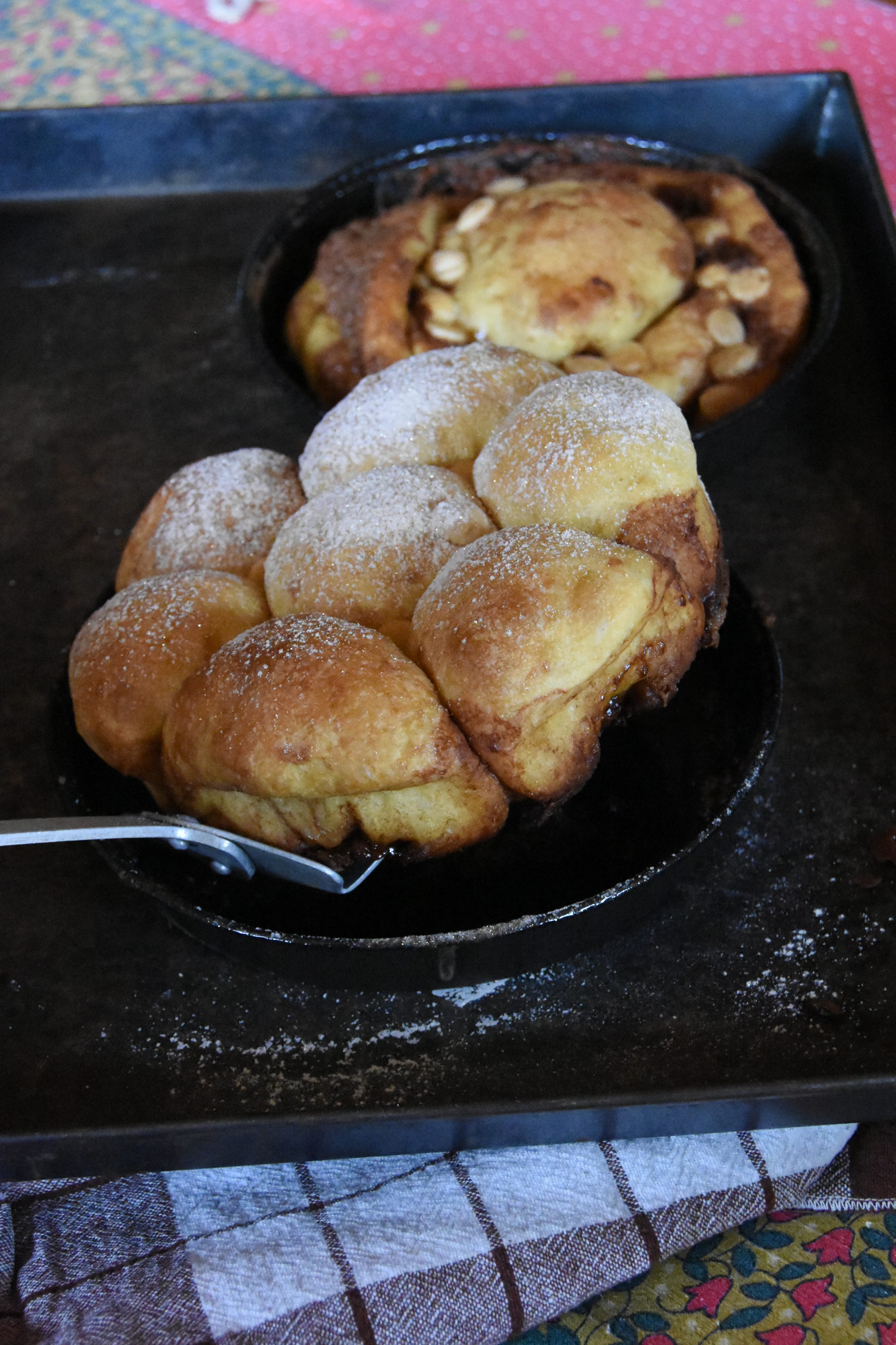 focaccia fiore cioccolato