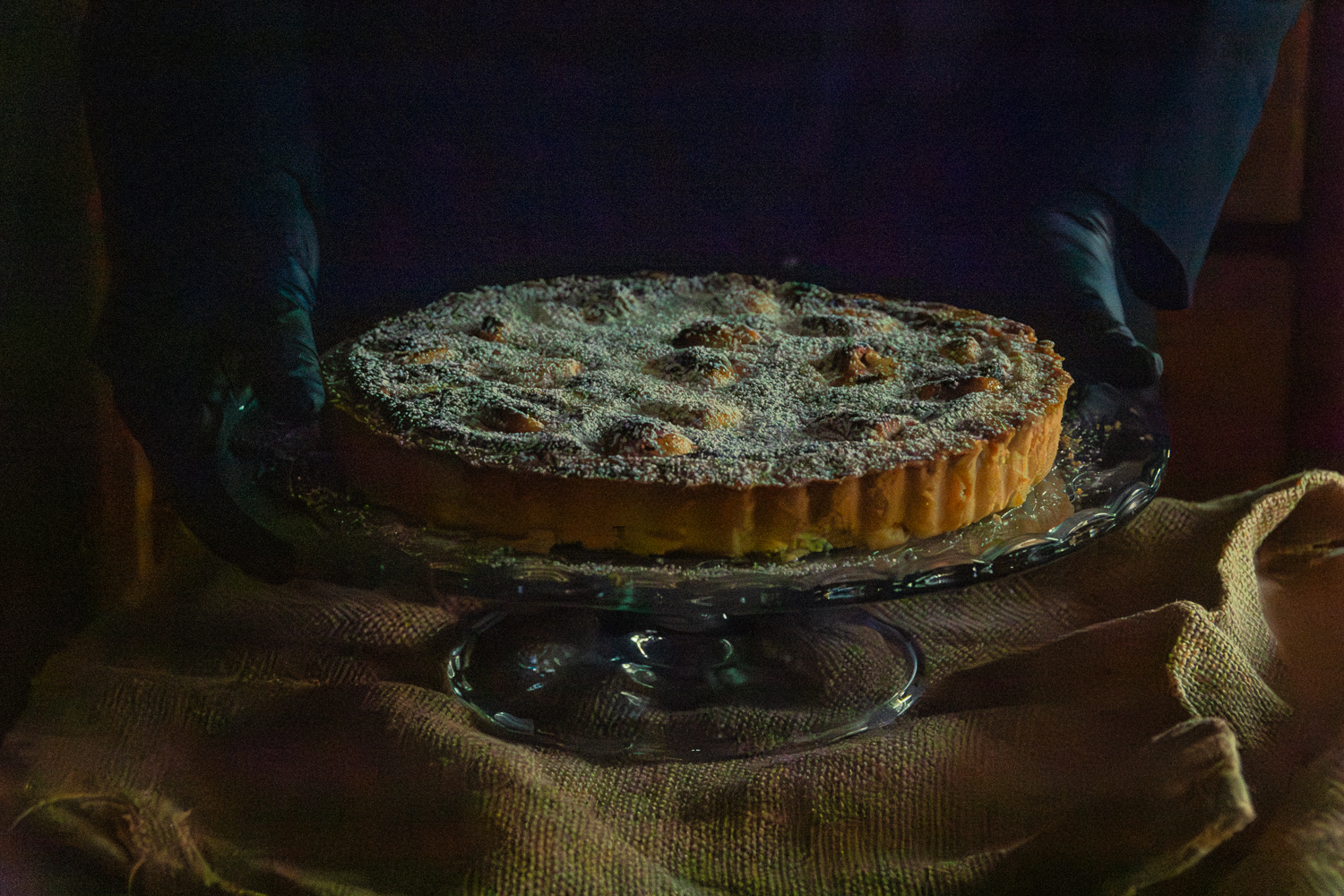 torta crema passito e fichi
