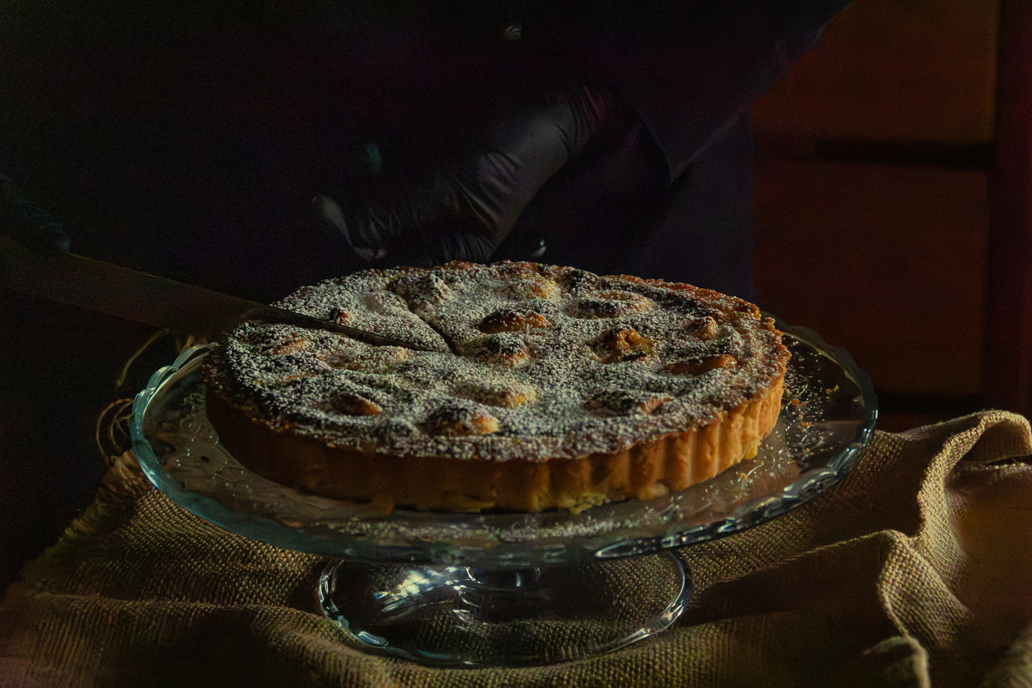 torta crema passito e fichi