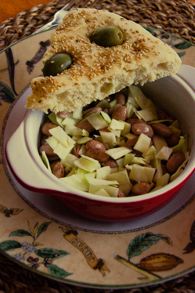 focaccia semola olive