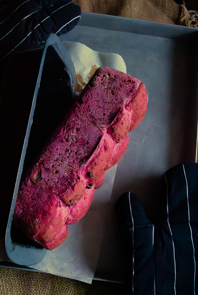 pane barbabietola uvetta