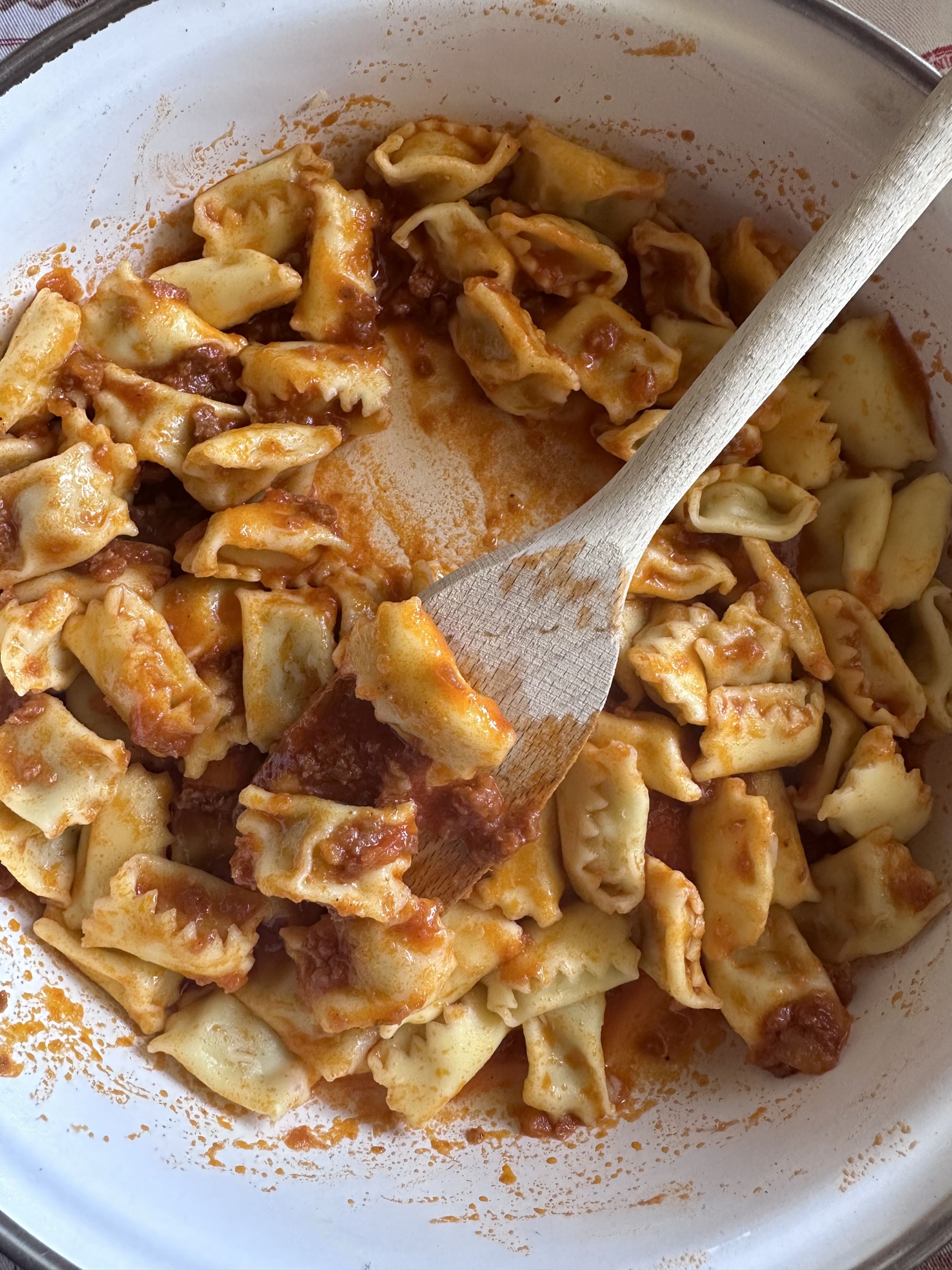 ravioli di profumo di broccoli