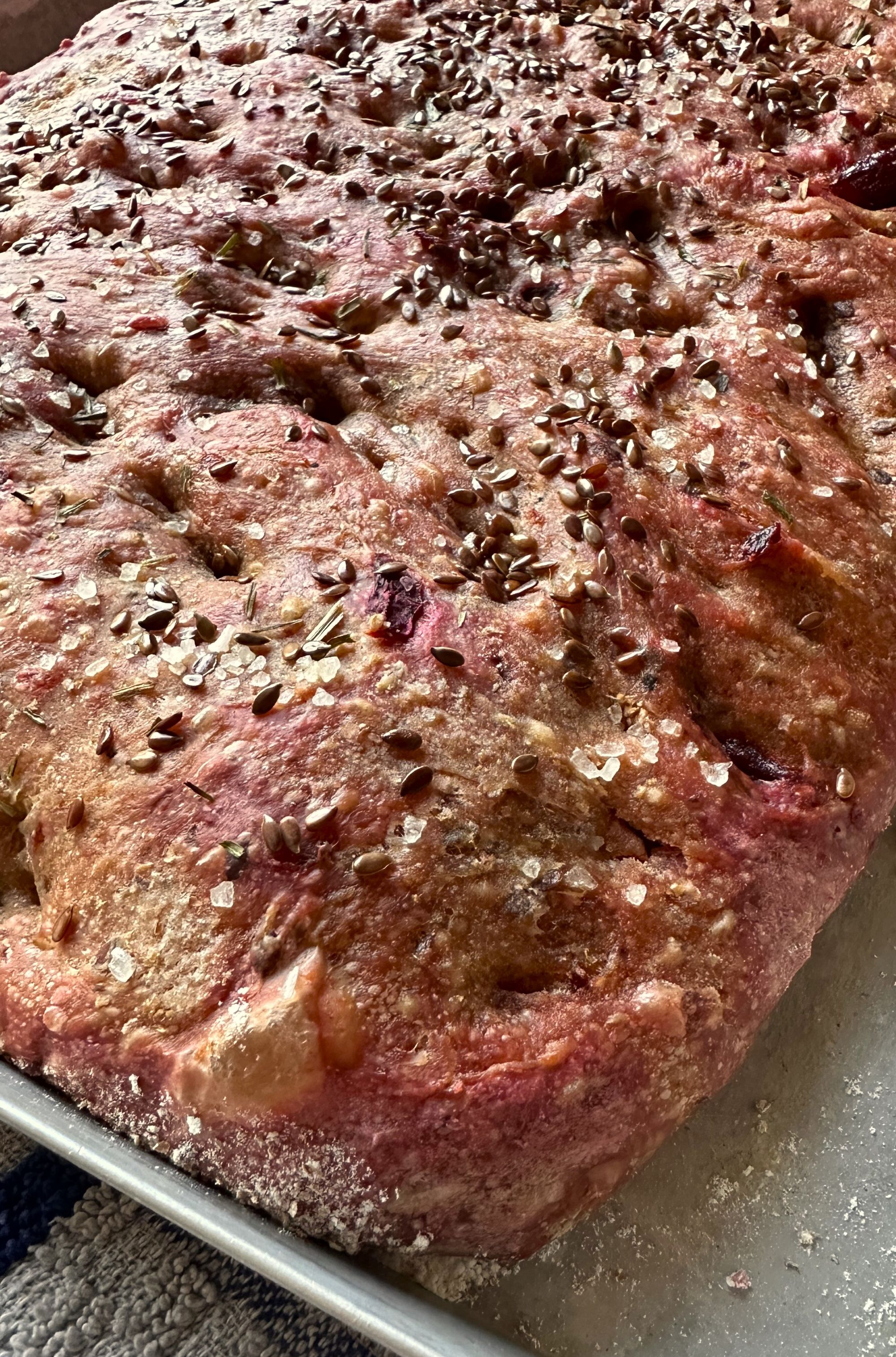 le focacce con la barbabietola