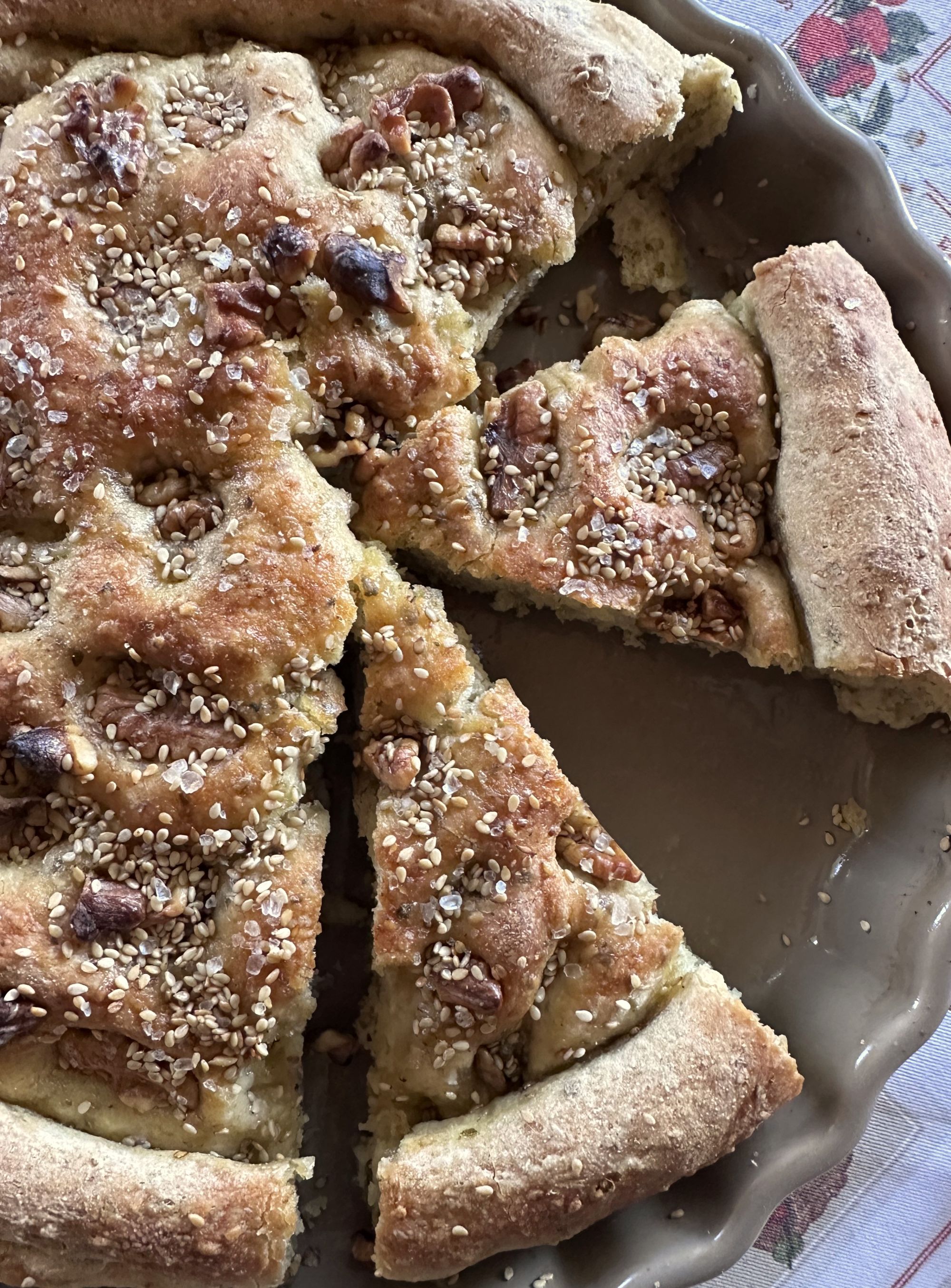 focaccia semola sesamo noci